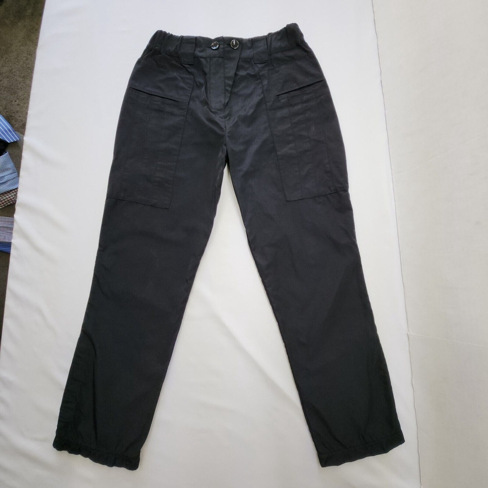 Ono Koon Quite Luxury Womens Pants Made In The Netherlands Black 28x28 Wide Leg